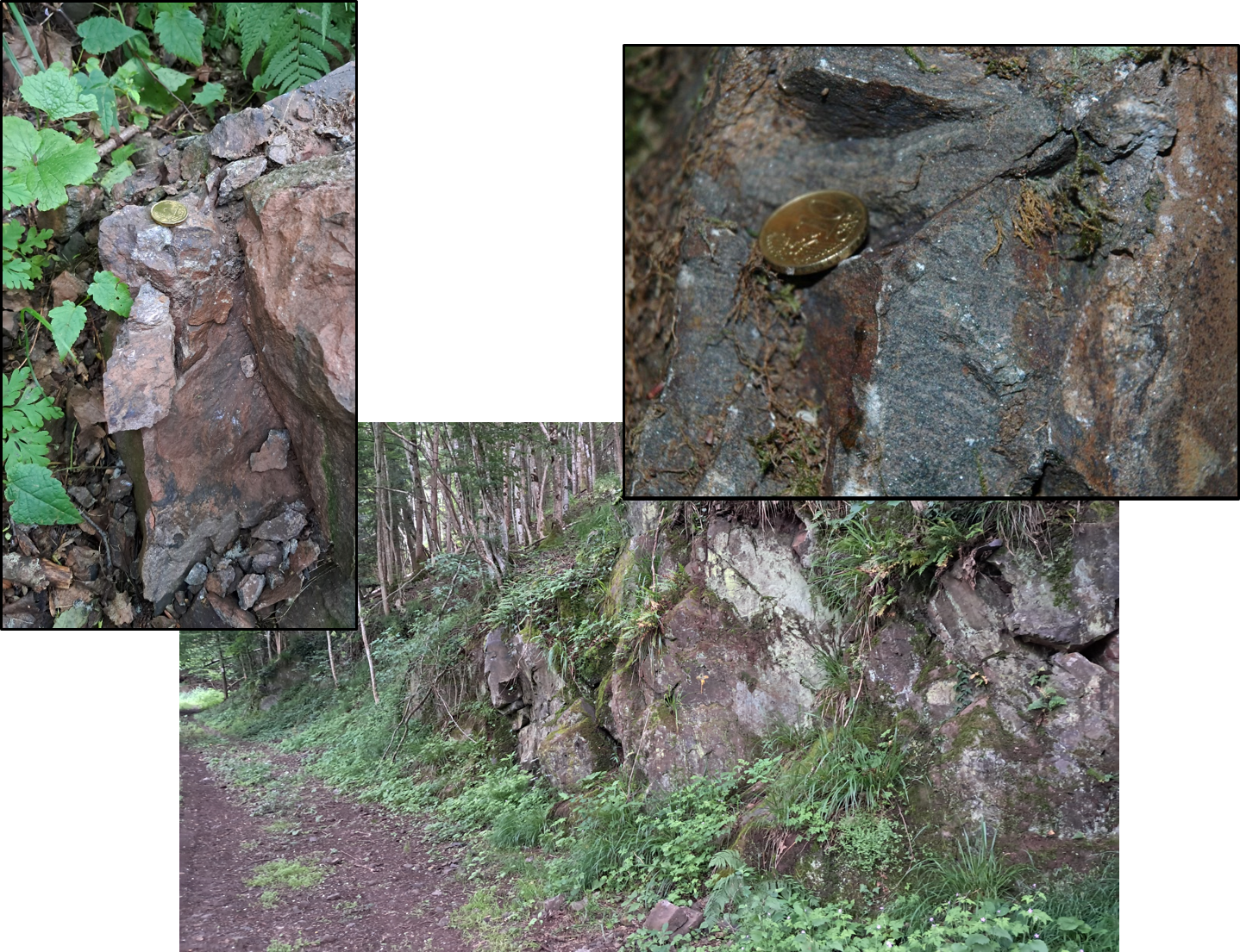 Blocs de corneennes