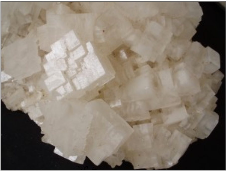 cristaux cubiques sel
